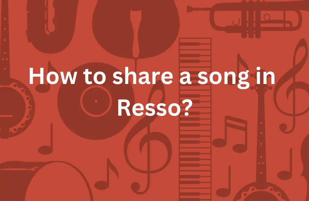 How to share a song in Resso